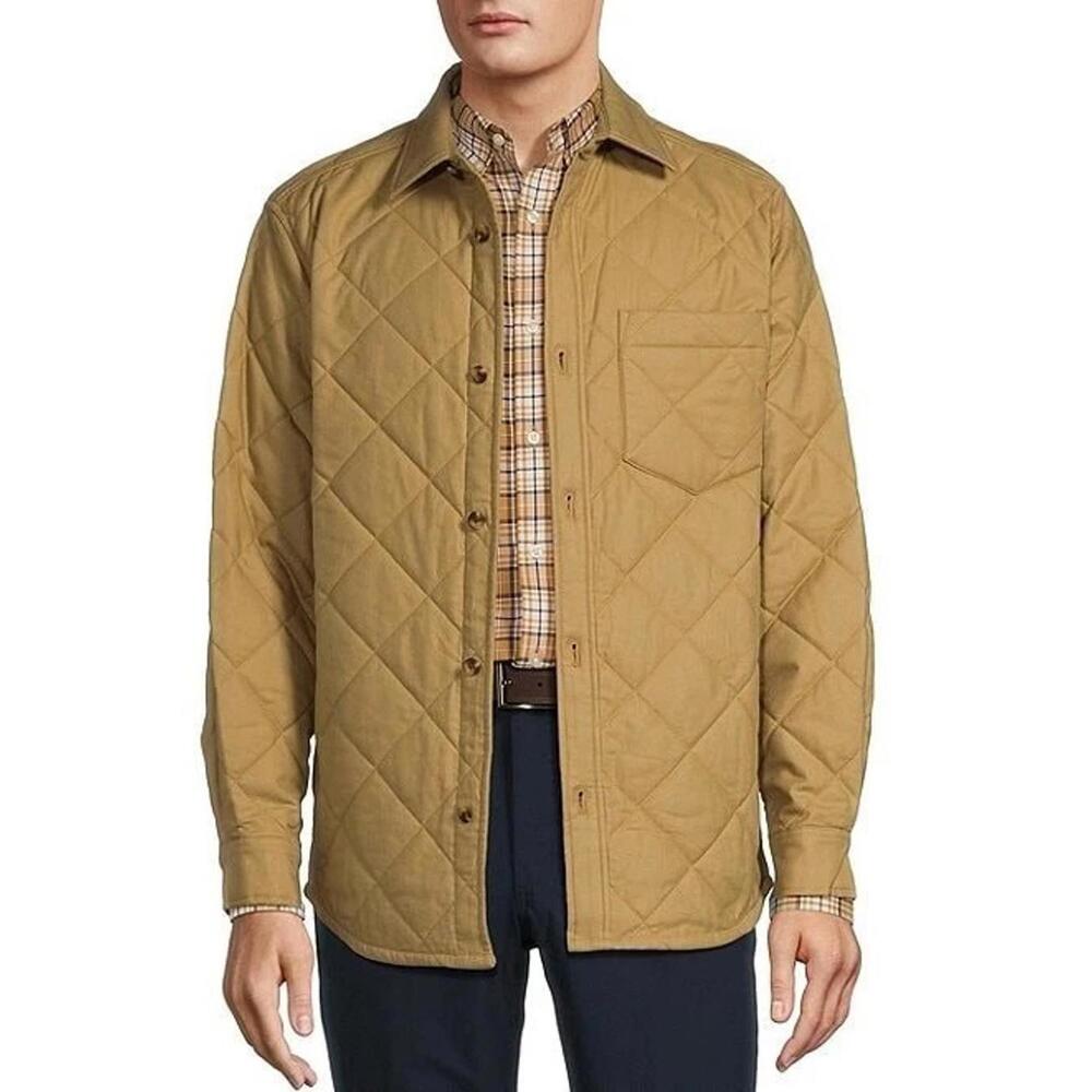 Roundtree & Yorke Long Sleeve Quilted Solid Jacket - New‎